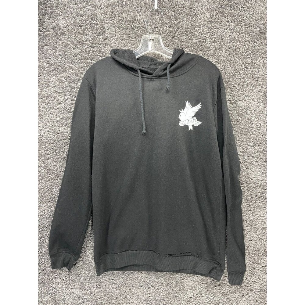 Lil Peep Sweatshirt Unisex Medium Black Long Sleeve Fleece Lined Rap & Hip Hop